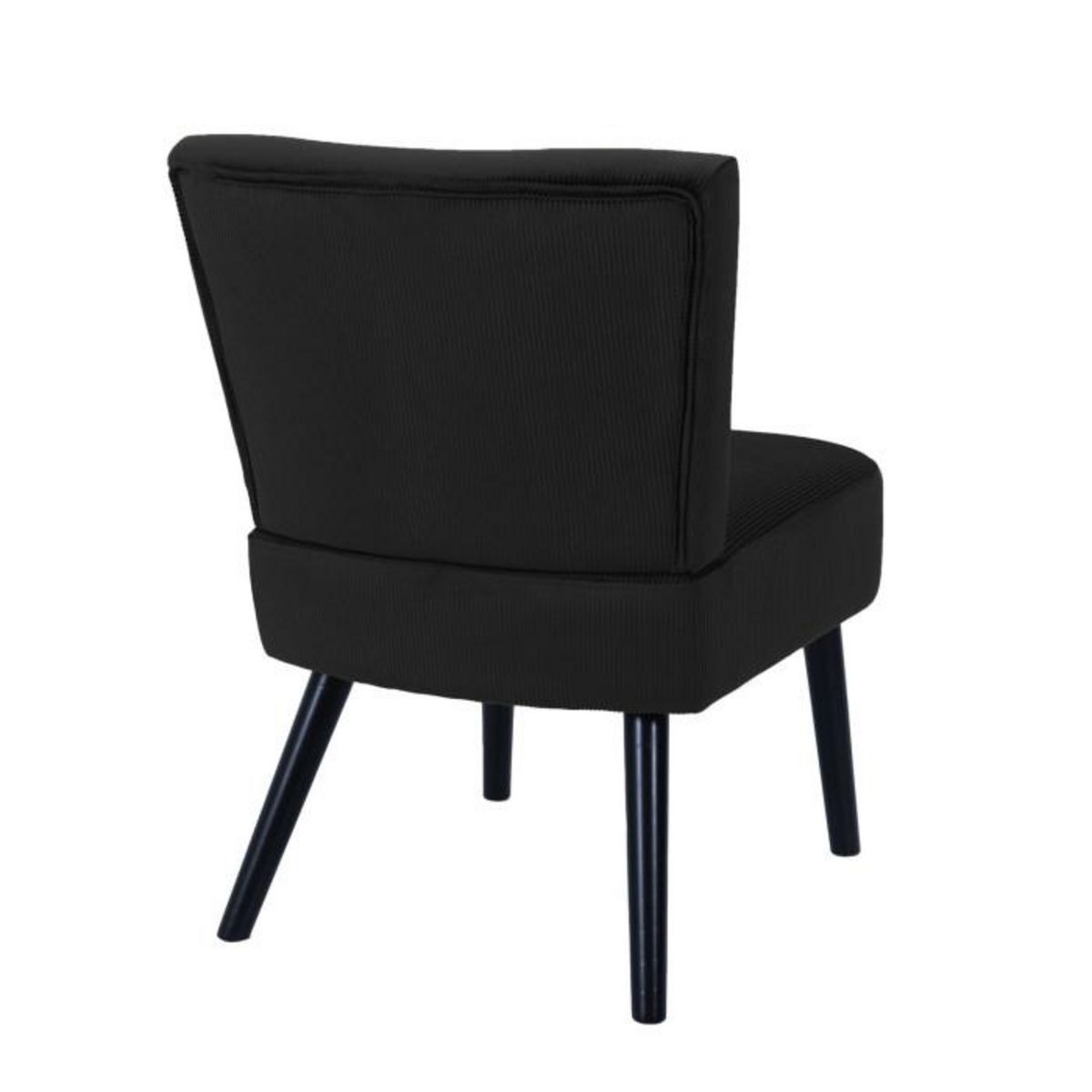 Paris Prix Fauteuil Crapaud  Giulia  76cm Noir