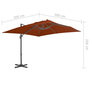Voir la diapositive 6 : VIDAXL Parasol de jardin en porte-a-faux avec mat en aluminium