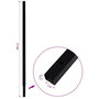 Voir la diapositive 5 : VIDAXL Tube d'extension de tariere de sol 4x1 m Raccord de tube Acier