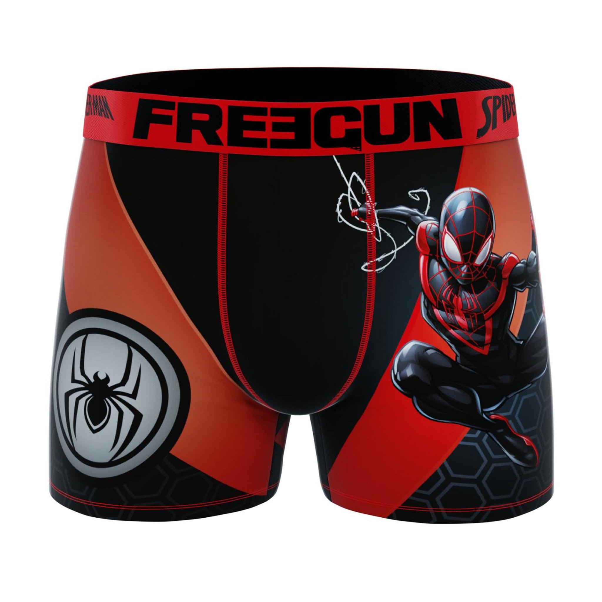 Voir la diapositive 4 : FREEGUN Lot de 3 boxers enfant Ultimate Spiderman