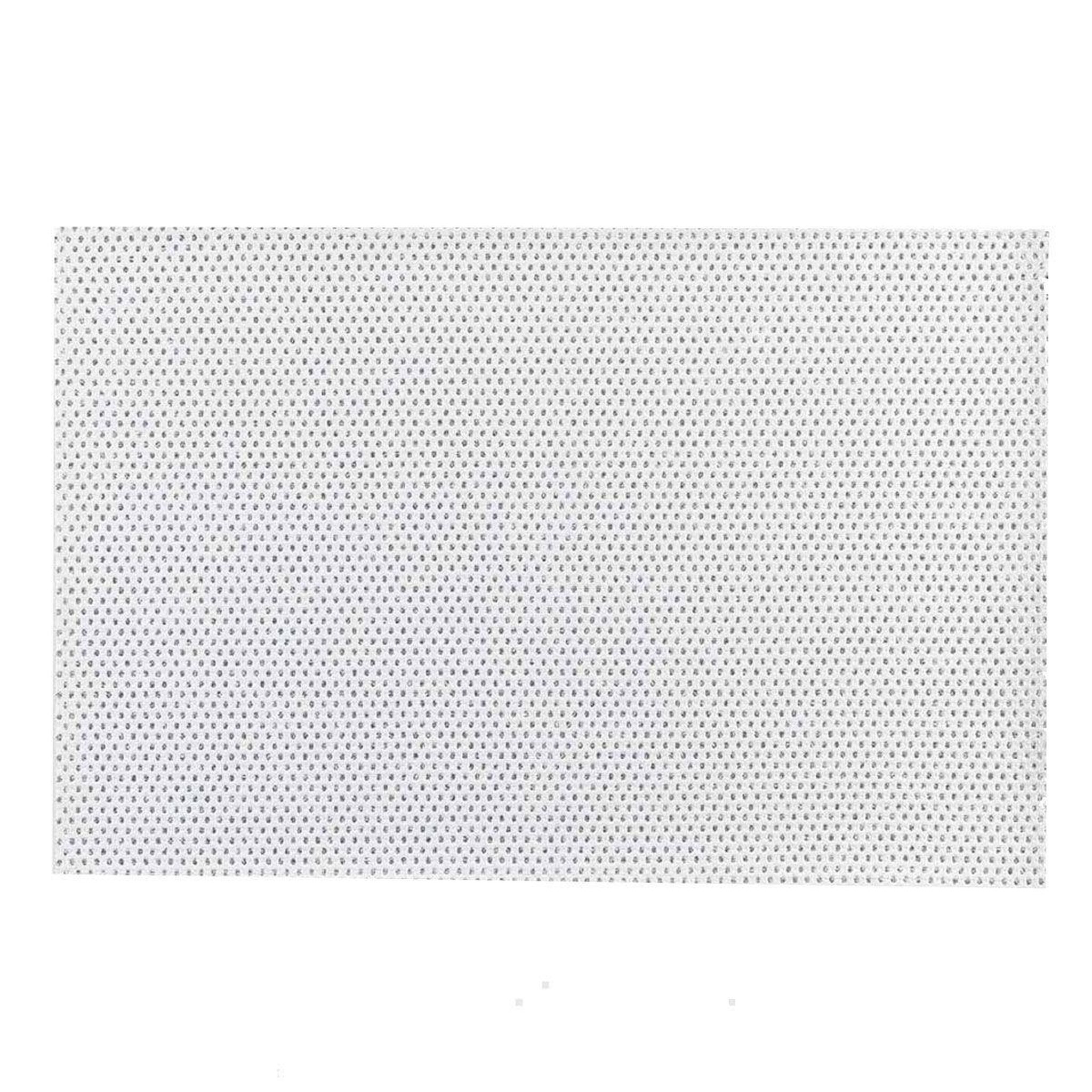 Douceur d'Intérieur Set de table  luxurious  30x45cm blanc & argent