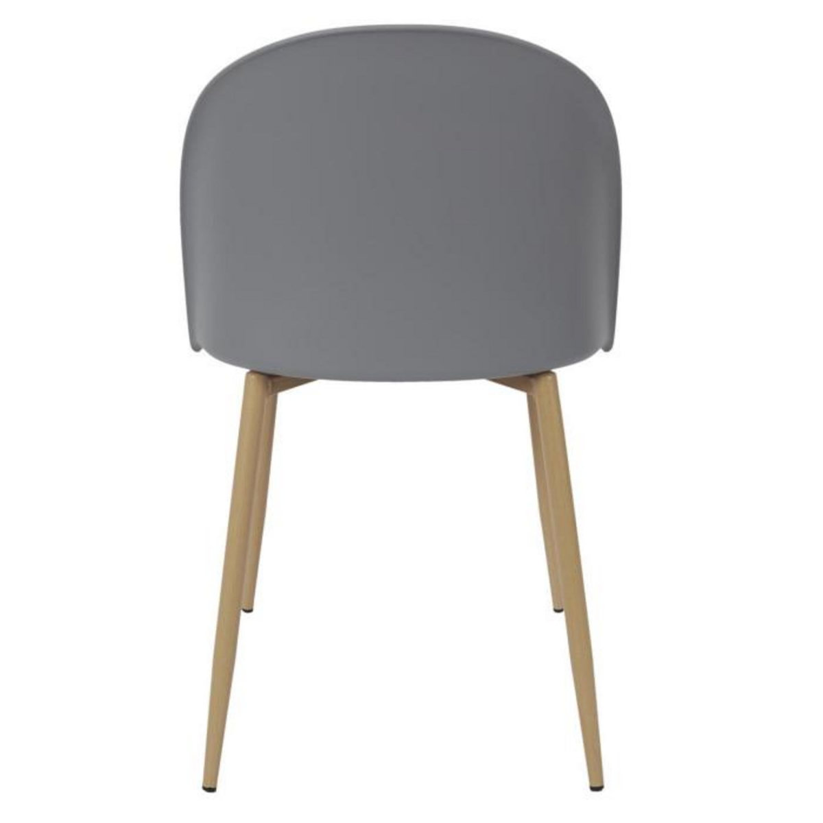 Paris Prix Lot de 2 Chaises Scandinave  Bergen  81cm Gris