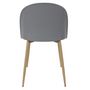 Voir la diapositive 5 : Paris Prix Lot de 2 Chaises Scandinave  Bergen  81cm Gris