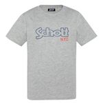 Schott T Shirt  Garçon Schott VINTAGE. Coloris disponibles : Gris
