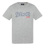 Schott T Shirt  Garçon Schott VINTAGE. Coloris disponibles : Gris