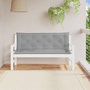 Voir la diapositive 1 : VIDAXL Coussins de banc jardin lot de 2 gris 150x50x7 cm tissu Oxford