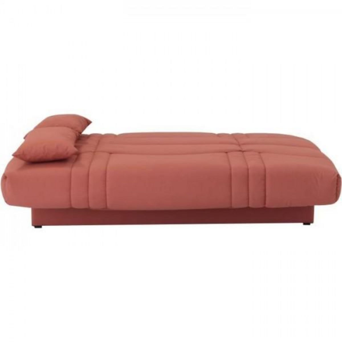 MARKET24 Banquette clic clac 3 places - tissu Terracotta - Style contemporain - L 190 x P 92 cm - DREAM