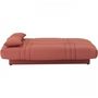 Voir la diapositive 5 : MARKET24 Banquette clic clac 3 places - tissu Terracotta - Style contemporain - L 190 x P 92 cm - DREAM