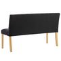 Voir la diapositive 5 : VIDAXL Banc 140 cm Noir Velours