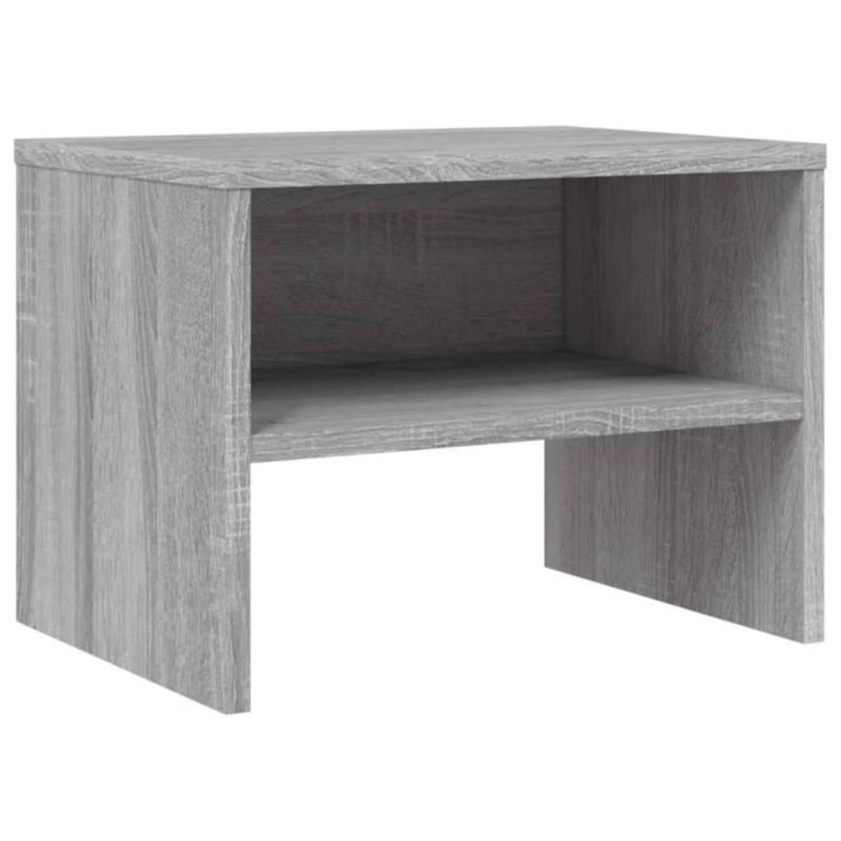VIDAXL Tables de chevet 2 pcs Sonoma gris 40x30x30cm Bois d ingénierie