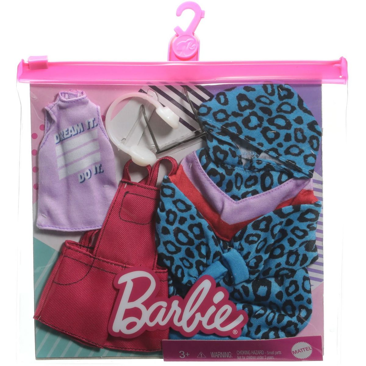 BARBIE Set de 2 tenues pour poupée Barbie