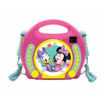 Lexibook Lecteur CD portable avec 2 microphones Disney Minnie