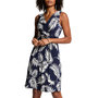 Voir la diapositive 1 : MORGAN Robe Marine/Blanche Femme Morgan RFLORIA