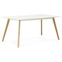 Voir la diapositive 4 : Paris Prix Table de Repas  Hanko  160cm Blanc