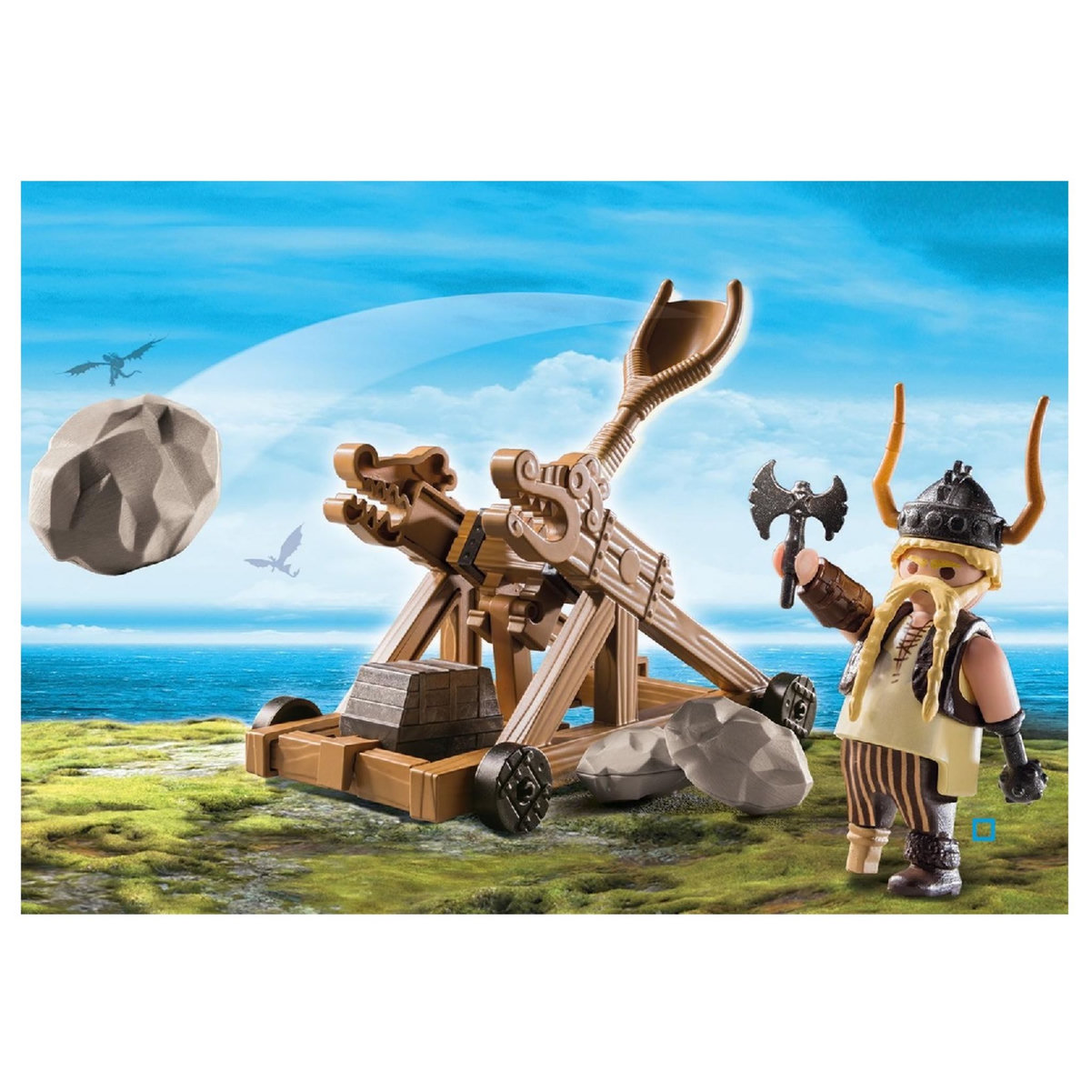 PLAYMOBIL 9245 Dragons - Gueulfor avec Catapulte