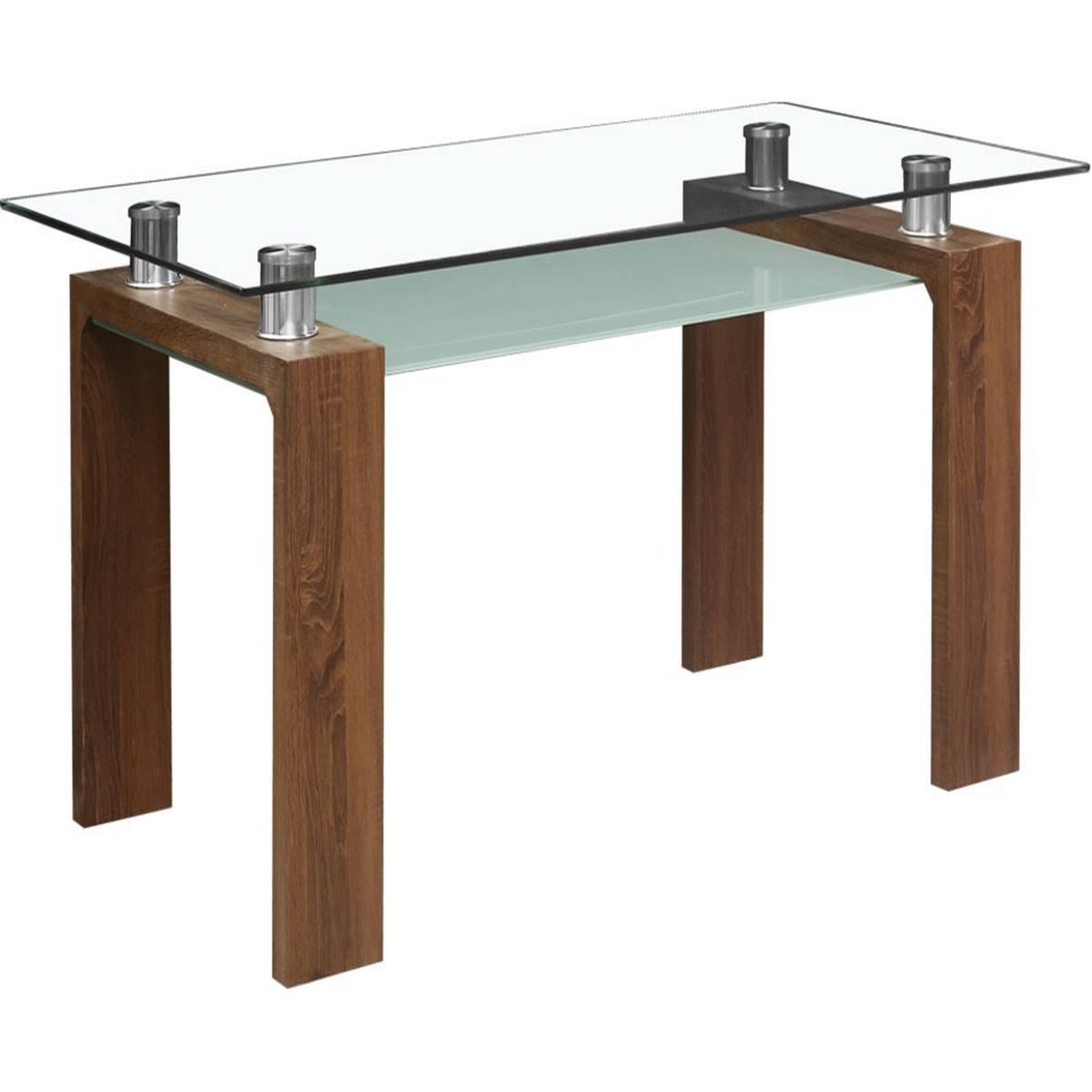 Voir la diapositive 1 : Habitat et Jardin Table repas  Eva  - 150 x 80 x 75 cm - Marron