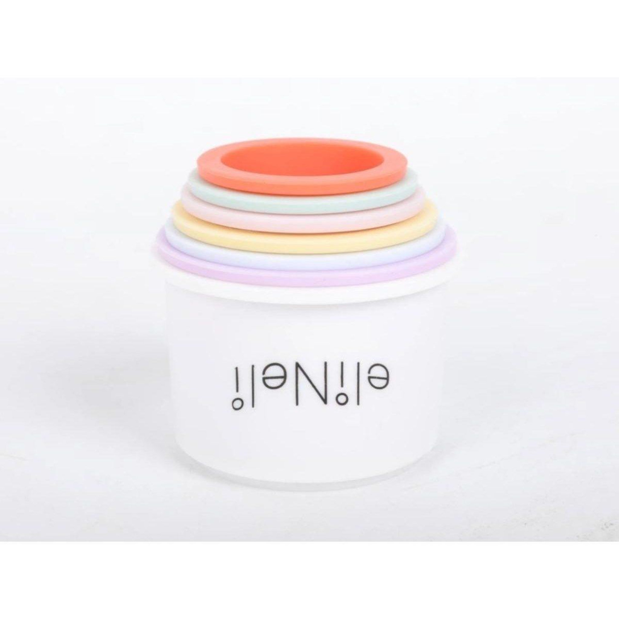 Voir la diapositive 2 : ELINELI Jeu gobelets empilables - silicone