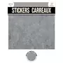 SUD TRADING 2 Stickers effet béton ciré - 30 x 30 cm - gris