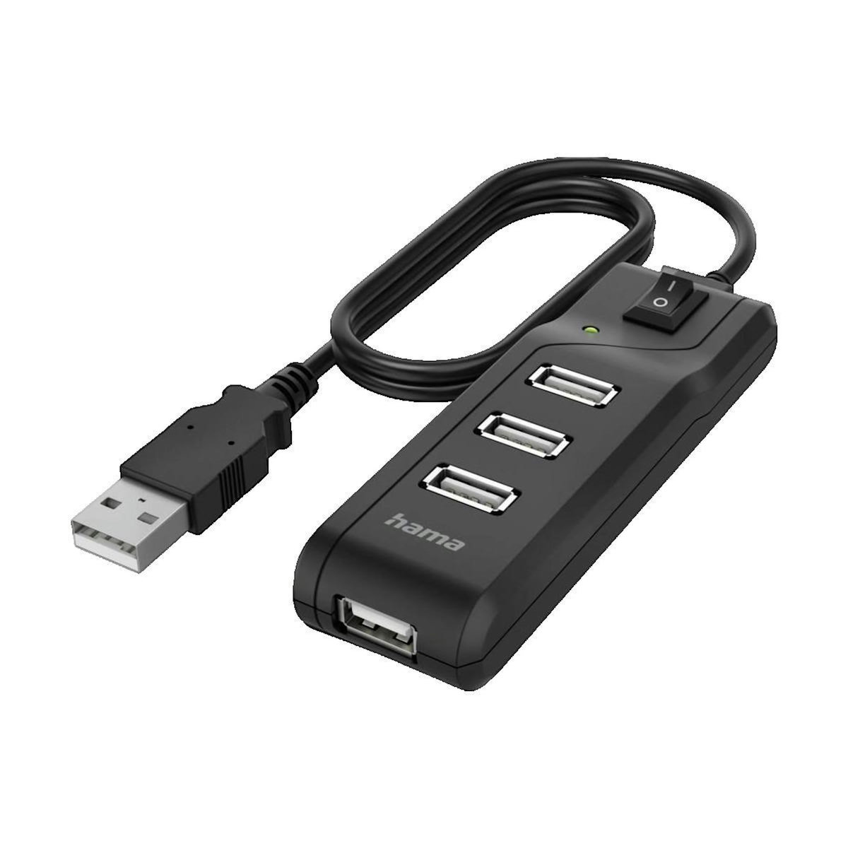 Hama Hub USB Hama - Modèle 00200118 - 4 ports USB 2.0