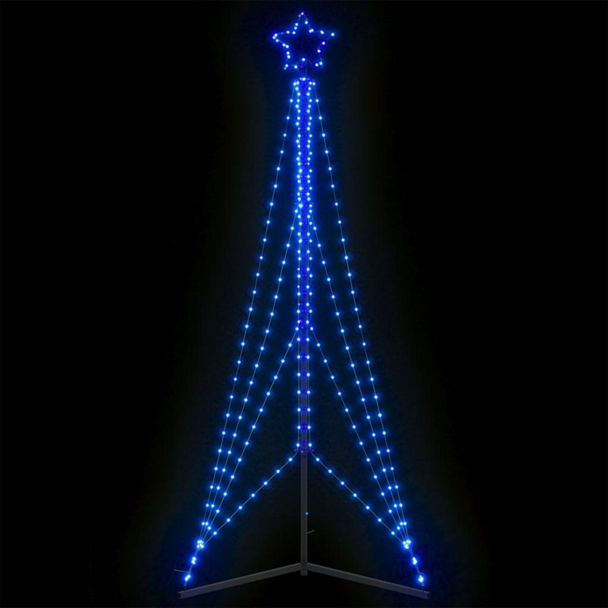 VIDAXL Sapin de Noël a LED 483 LED bleu 240 cm