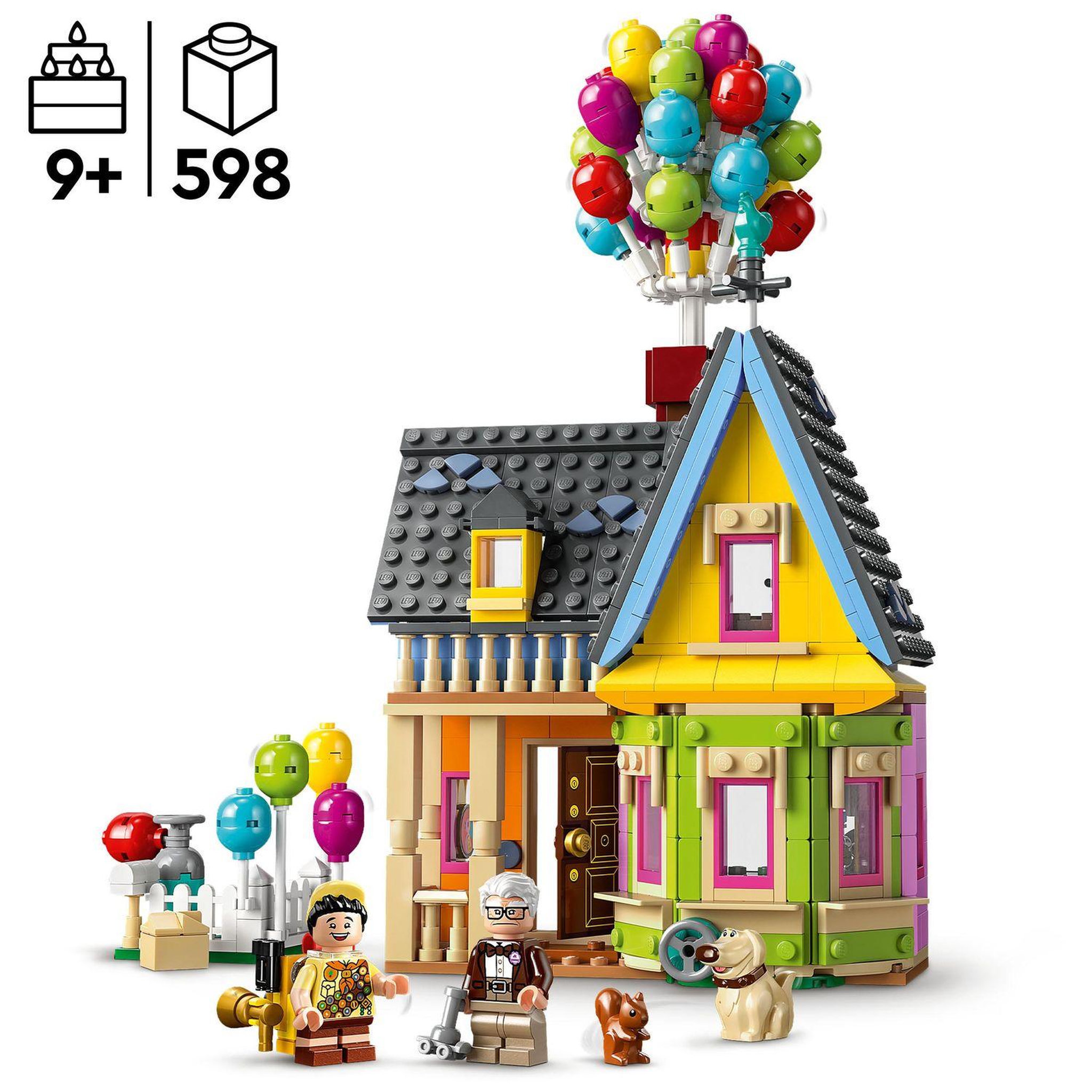 Voir la diapositive 4 : LEGO LEGO Disney et Pixar 43217 La Maison de « Là-haut » Jouet avec Ballons et Figurines