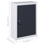 Voir la diapositive 6 : VIDAXL Armoire a outils murale Style Industriel Metal Gris et noir
