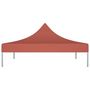 Voir la diapositive 4 : VIDAXL Toit de tente de reception 2x2 m Terre cuite 270 g/m^2