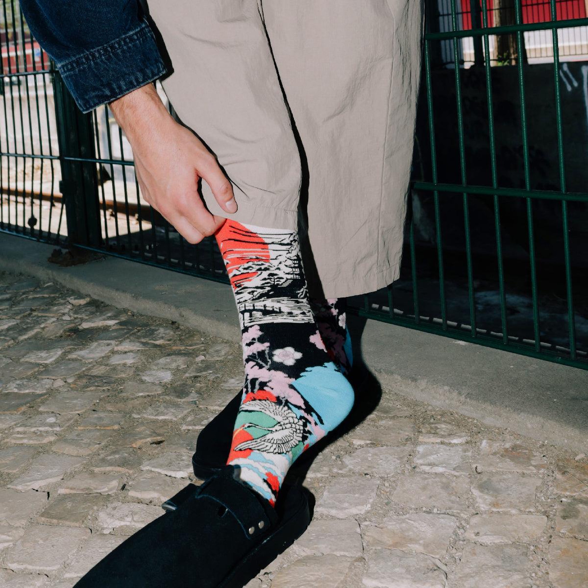 Voir la diapositive 2 : SOCK AFFAIRS Chaussettes japanese sunrise