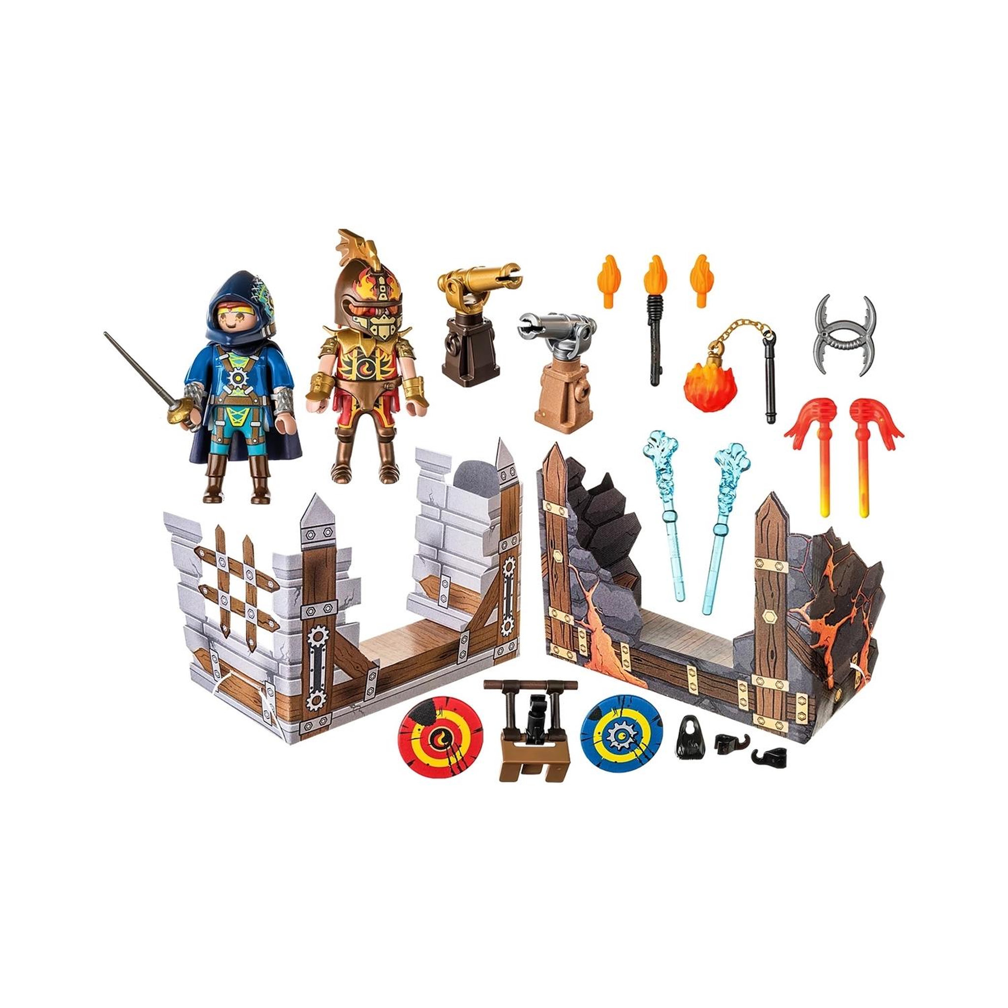 Voir la diapositive 5 : PLAYMOBIL Novelmore Duel Chevalier Novelmore et Burnham Raider