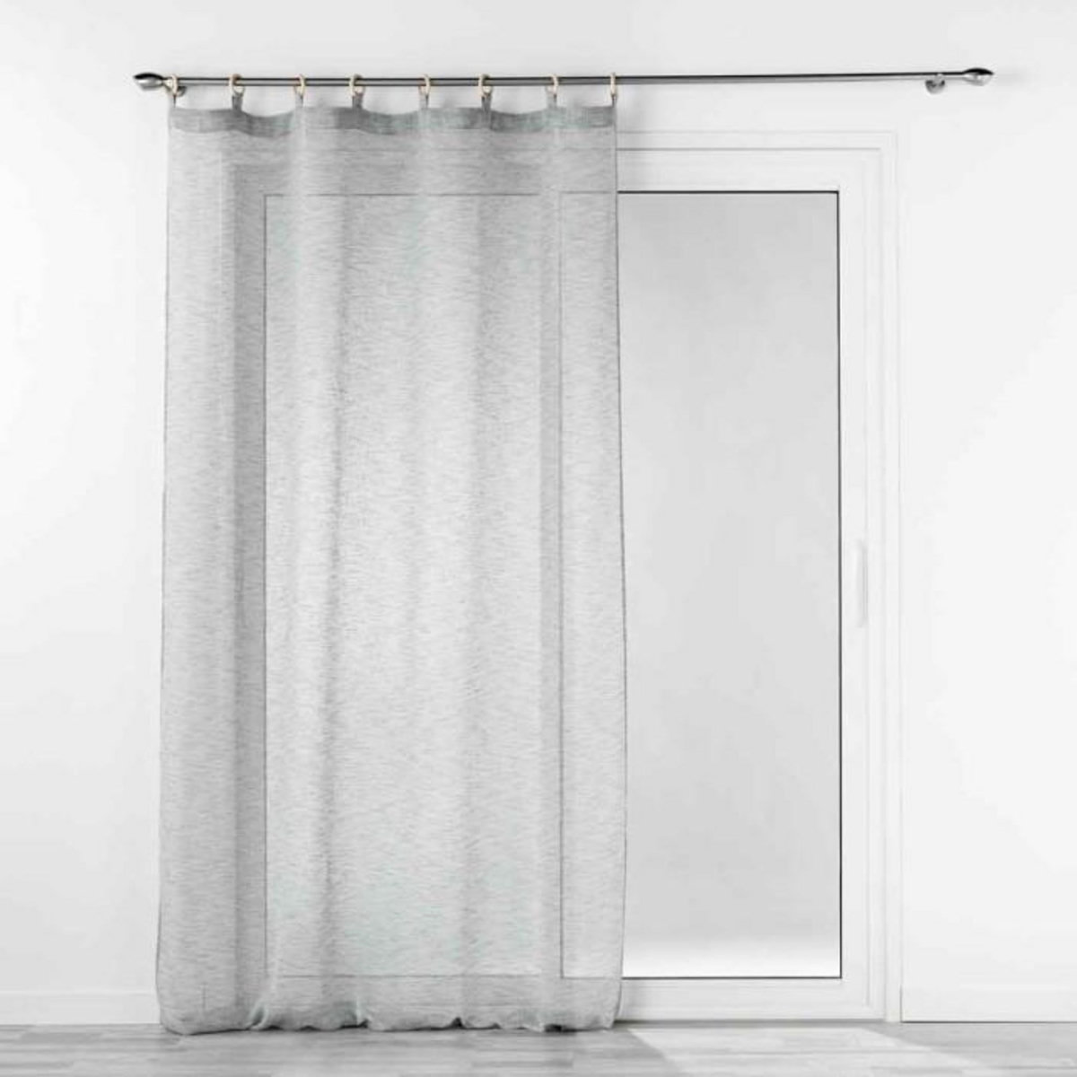 Paris Prix Rideau Voilage à Œillets  Minalisa  140x240cm Gris