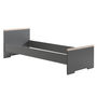 Voir la diapositive 2 : Paris Prix Pack - Lit Enfant, Chevet & Armoire 3 Portes  London  Gris Anthracite