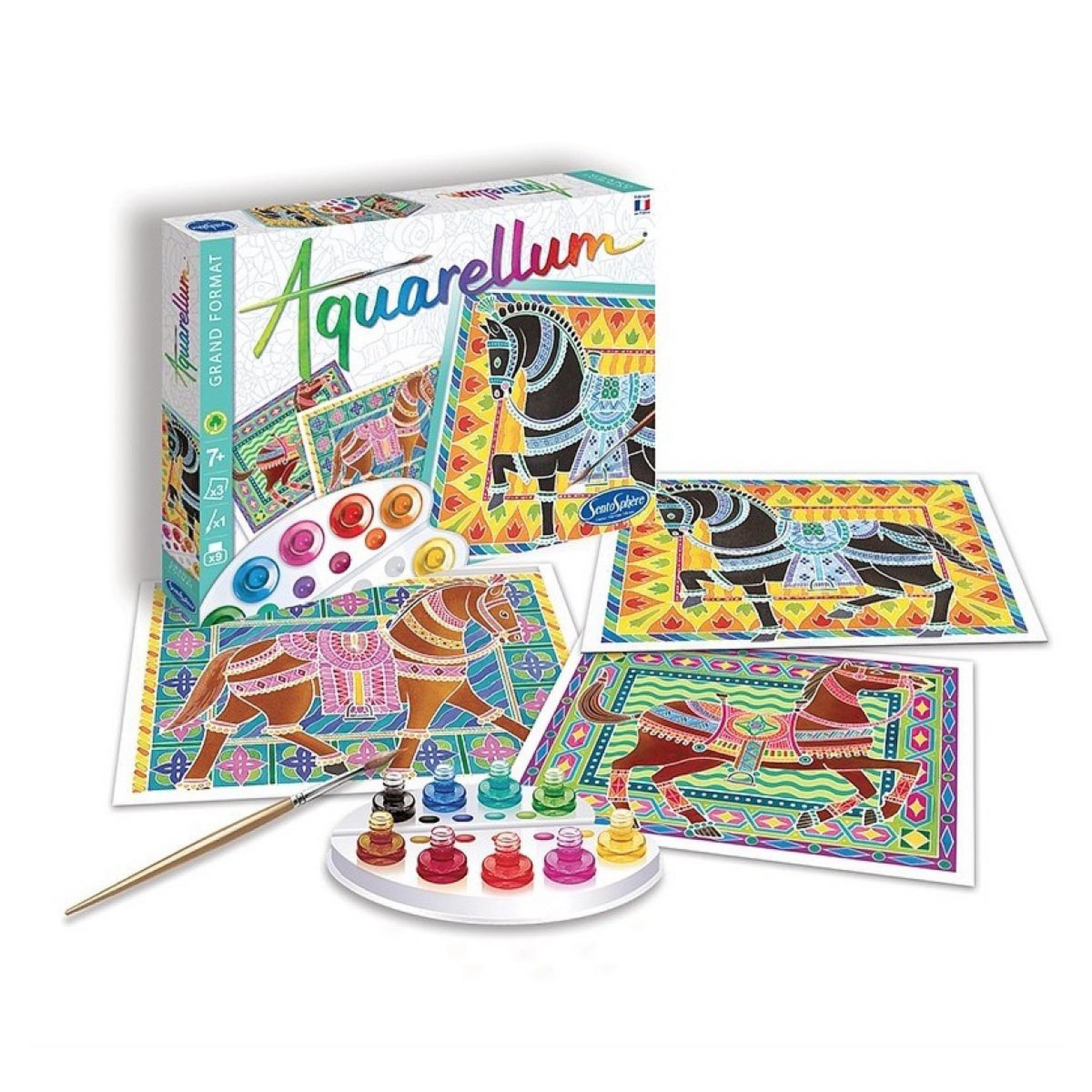 Voir la diapositive 2 : Sentosphere Aquarellum GM Les Chevaux