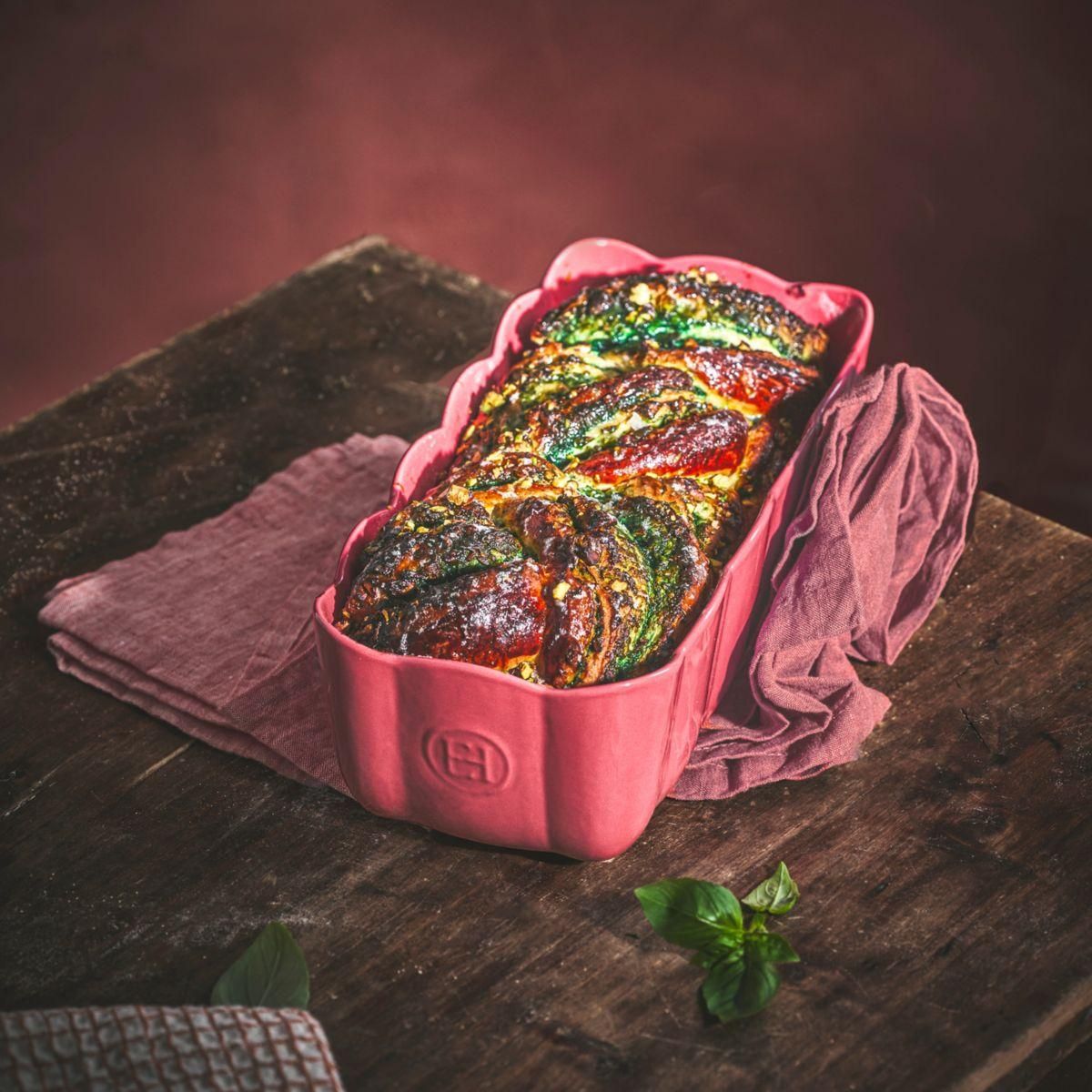 EMILE HENRY Moule à cake Madeleine Rose Candy