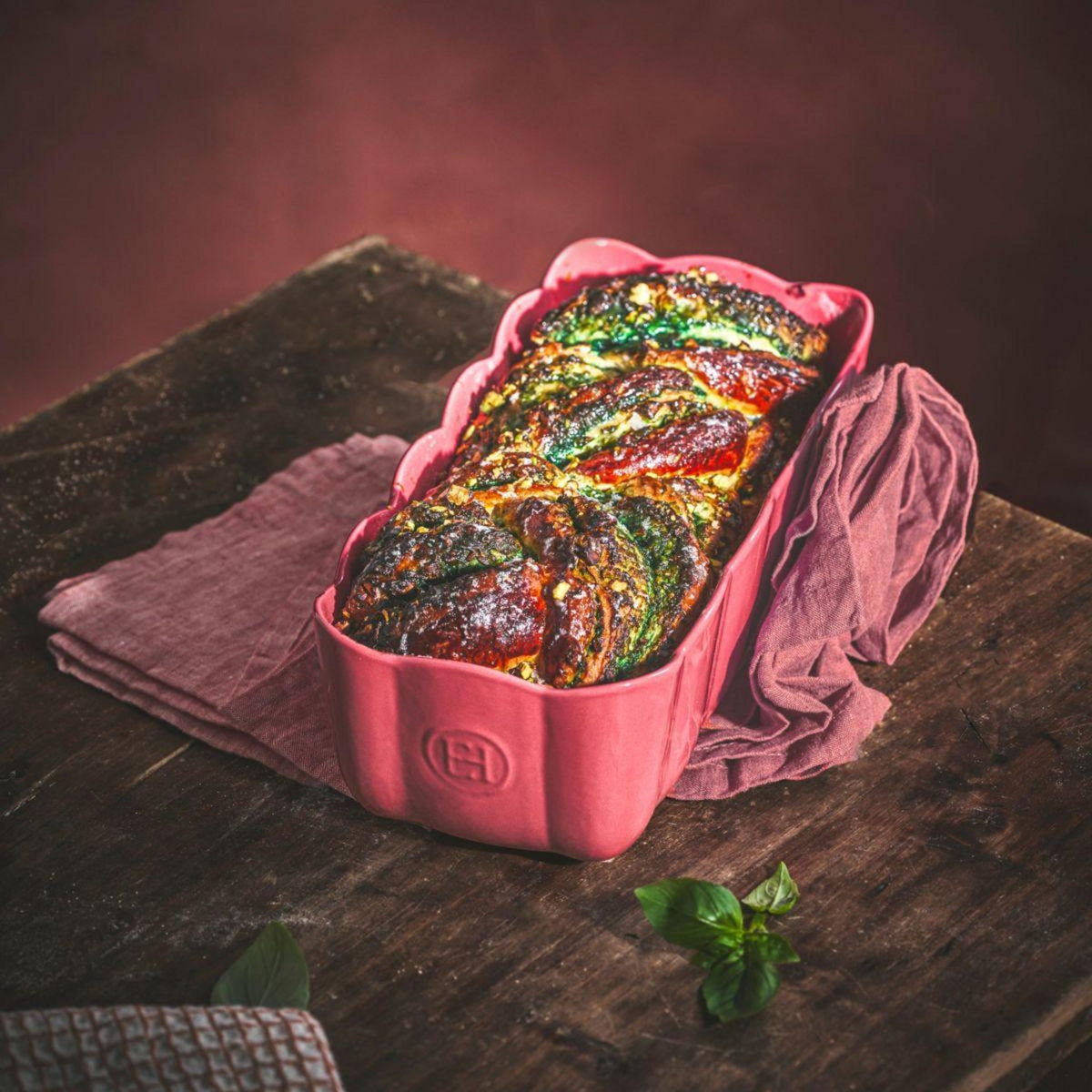 EMILE HENRY Moule à cake Madeleine Rose Candy