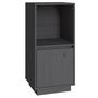 Voir la diapositive 2 : VIDAXL Buffet Gris 38x35x80 cm Bois massif de pin