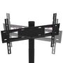 Voir la diapositive 6 : VIDAXL Meuble TV d angle 2 niveaux pour 32 65 pouces noir