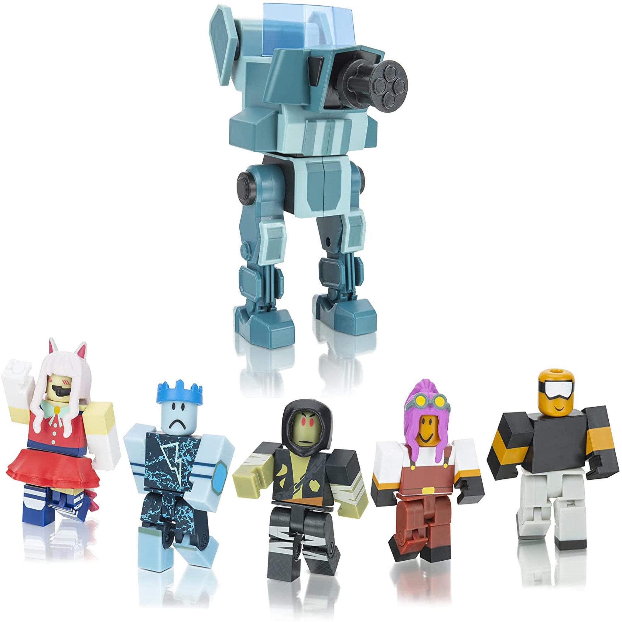 Voir la diapositive 1 : JAZWARES Roblox Simulateur de défense de tour : Charge Figurine d'action