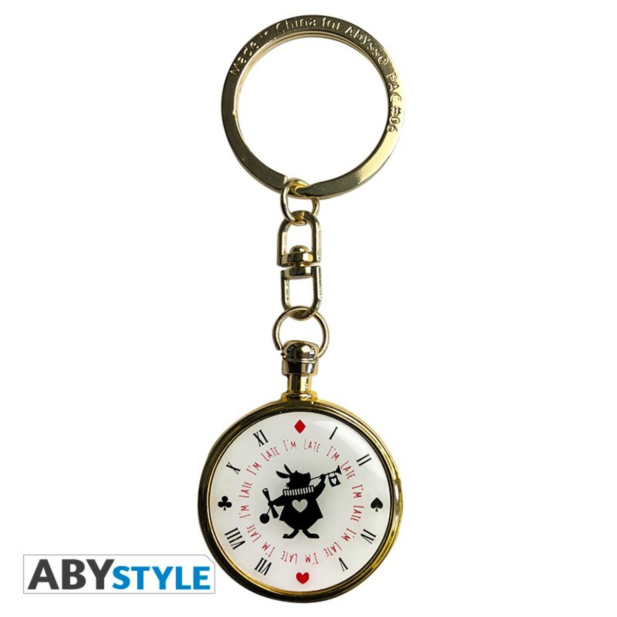 Porte cl s 3D Disney Alice au Pays des Merveilles Montre lapin