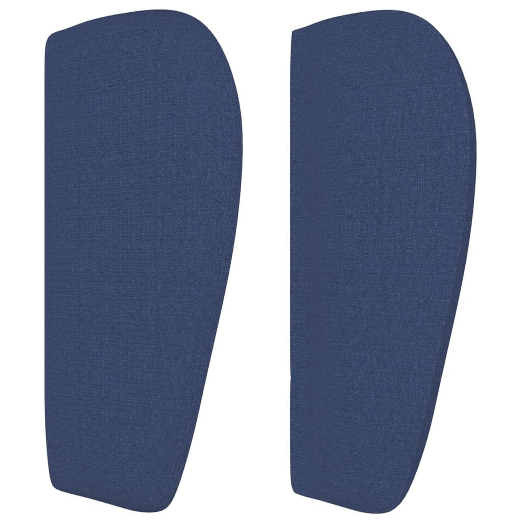 Voir la diapositive 4 : VIDAXL Tete de lit avec oreilles Bleu 203x23x78/88 cm Tissu