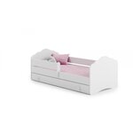 lit enfant fala bar+szu 160x80 avec tiroir de rangement avec matelas