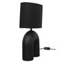 Voir la diapositive 2 : Paris Prix Lampe à Poser en Céramique  Archi  42cm Noir