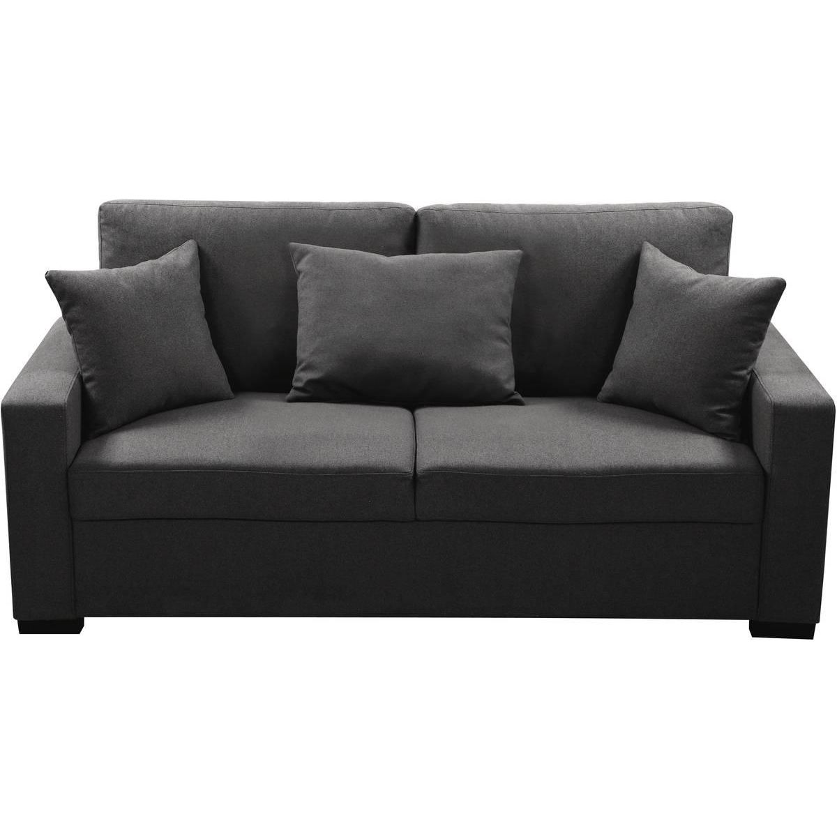 Habitat et Jardin Canapé droit fixe  Alise  - 3 places - Gris