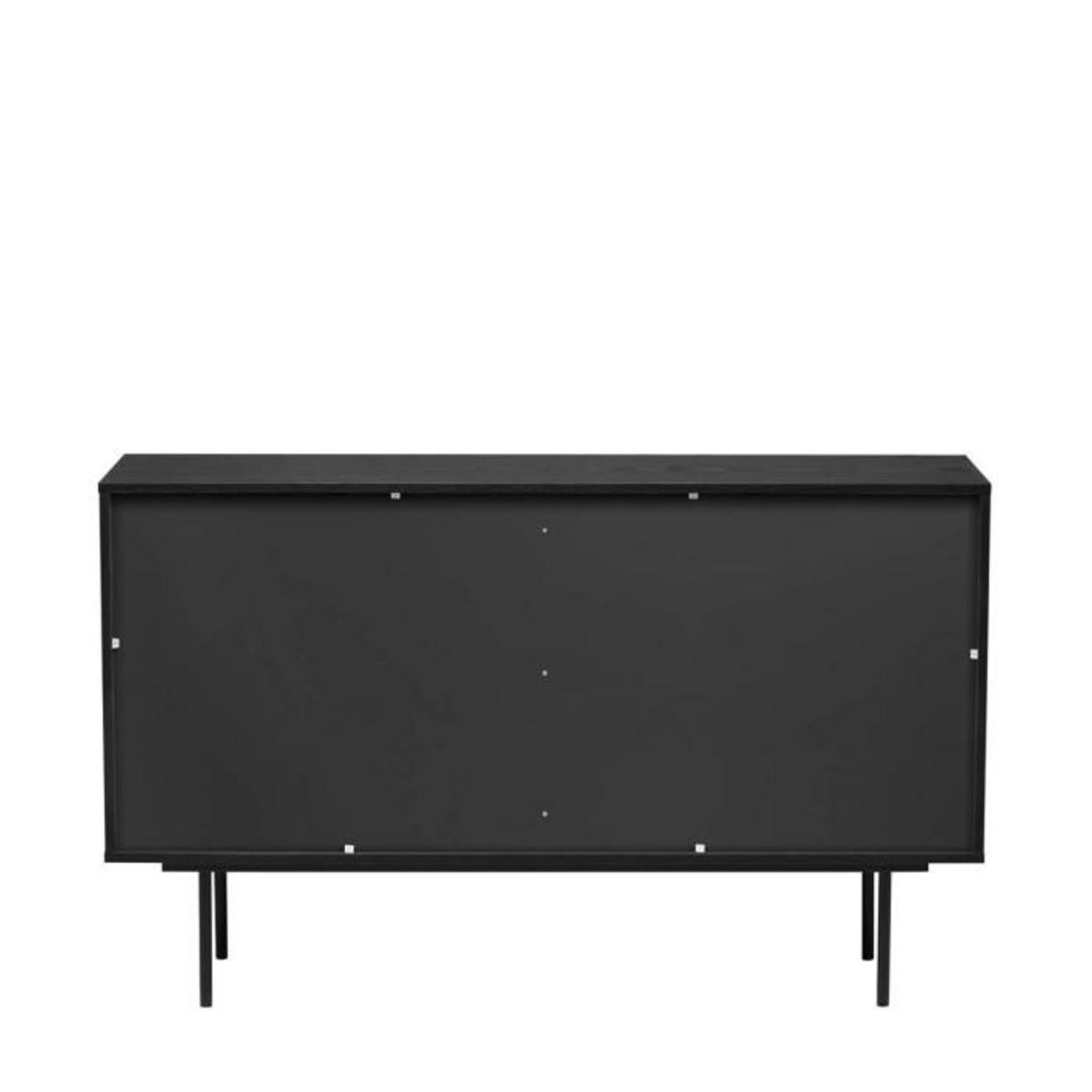 Paris Prix Commode Design  Stripe 6D  140cm Chêne & Noir