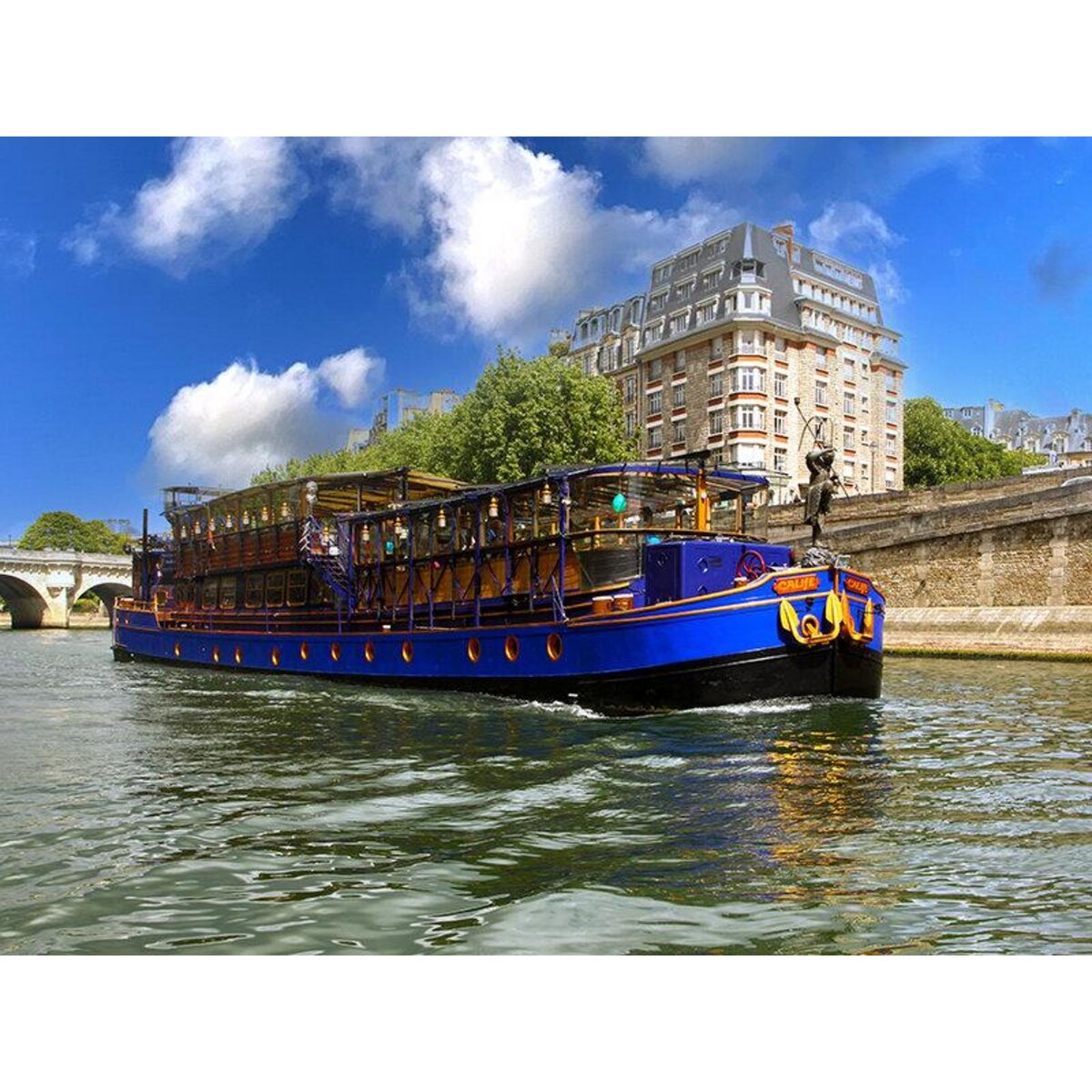 Smartbox 2h de croisière sur la Seine avec cocktail et déjeuner gastronomique en famille - Coffret Cadeau Gastronomie