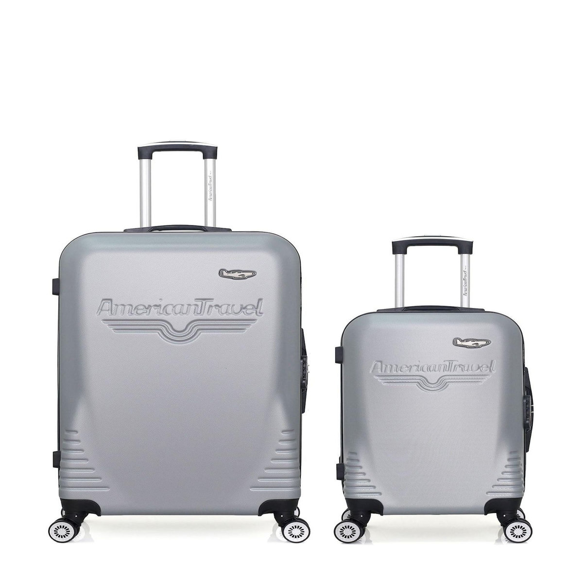 AMERICAN TRAVEL AMERICAN TRAVEL - LOT DE 2 - Valise Grand Format et Valise Cabine DC