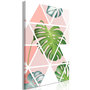 Voir la diapositive 1 : Paris Prix Tableau Imprimé  Geometric Monstera