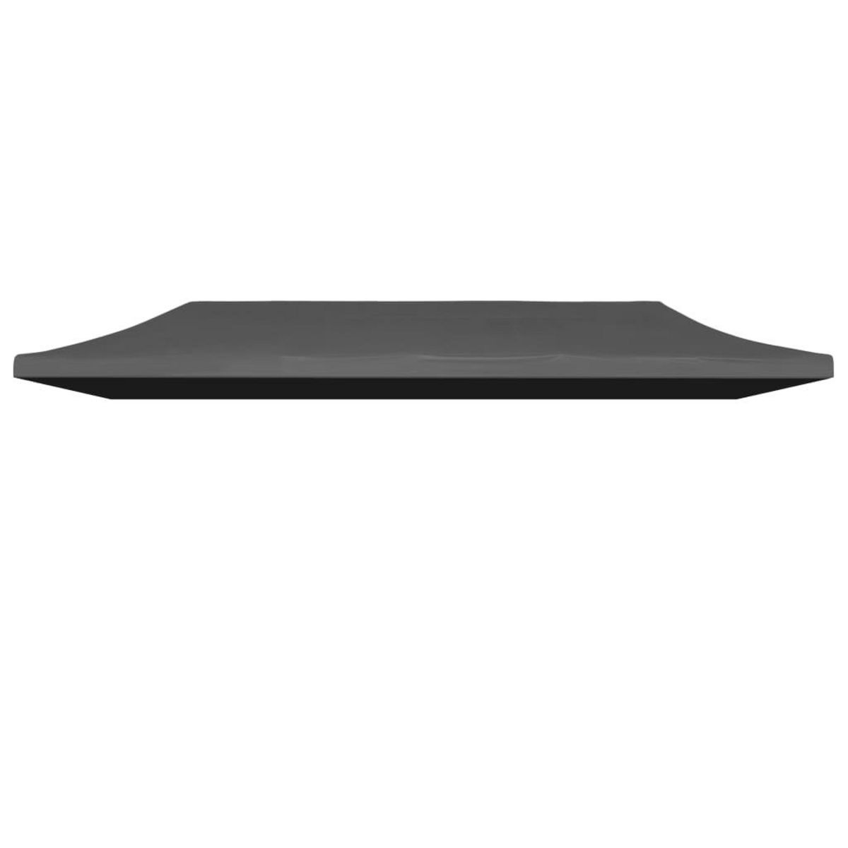 VIDAXL Toit de tente de reception 3 x 6 m Anthracite