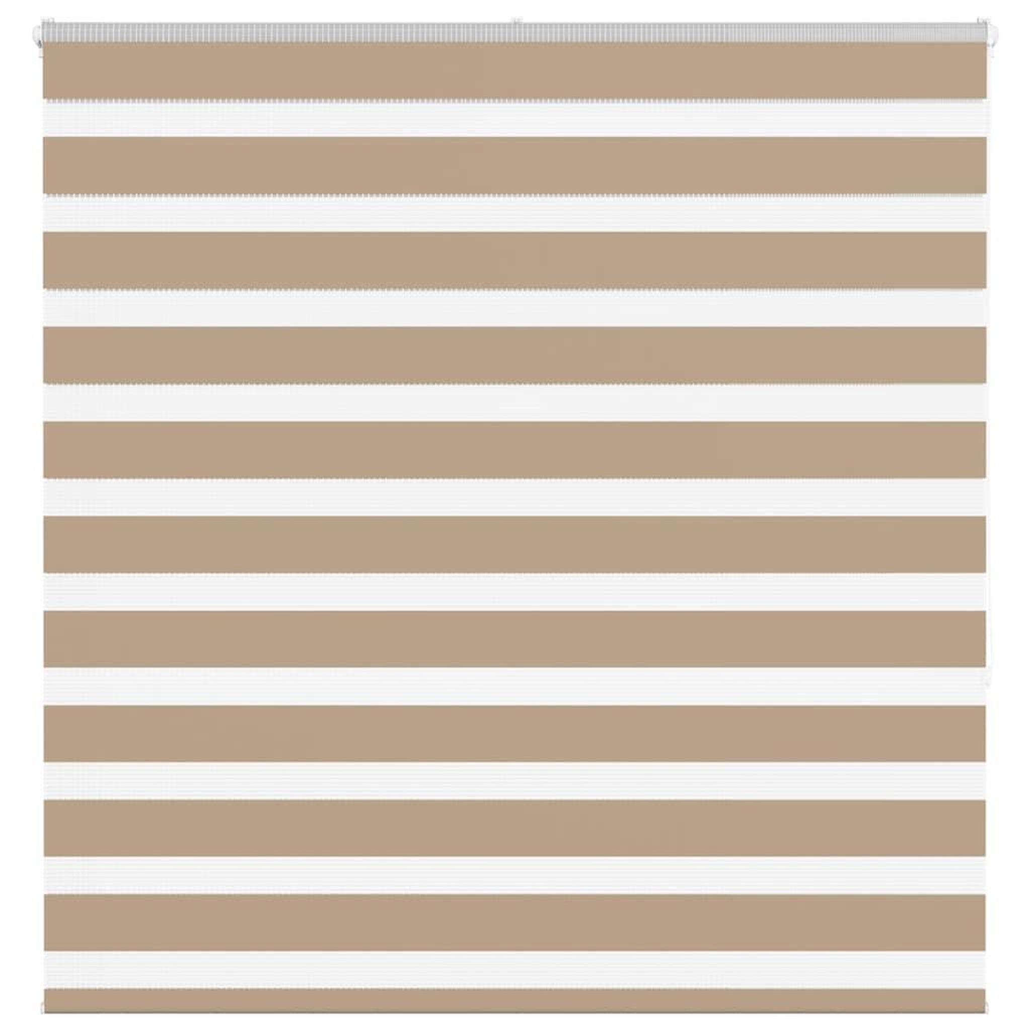 VIDAXL Store zebre marron sable largeur du tissu 135,9 cm polyester