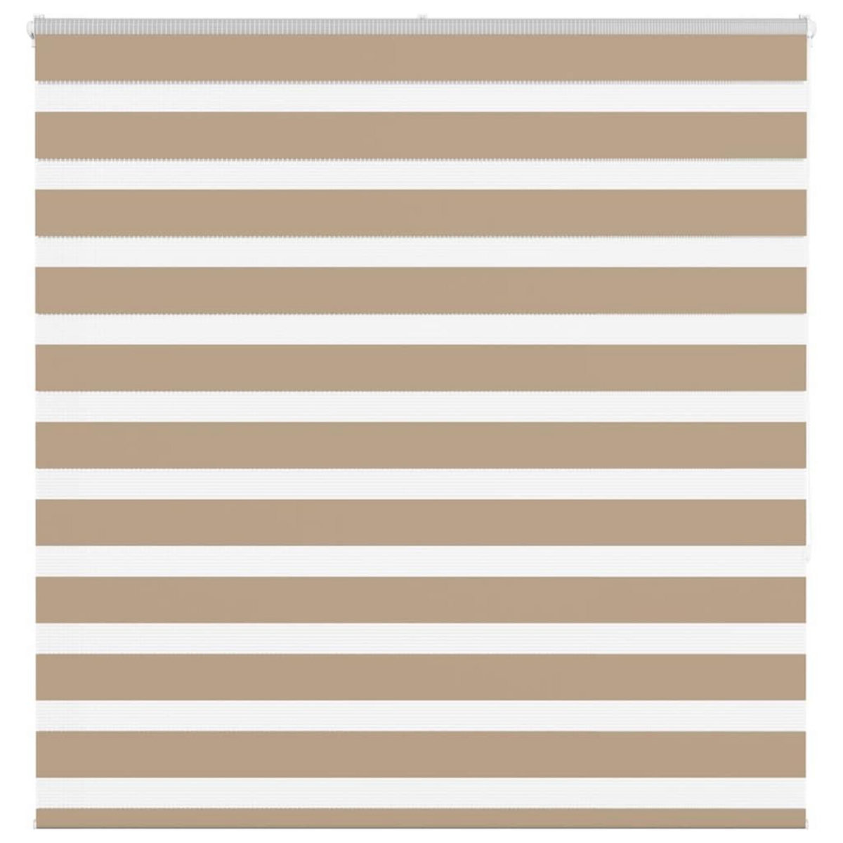 VIDAXL Store zebre marron sable largeur du tissu 135,9 cm polyester