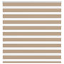 Voir la diapositive 1 : VIDAXL Store zebre marron sable largeur du tissu 135,9 cm polyester